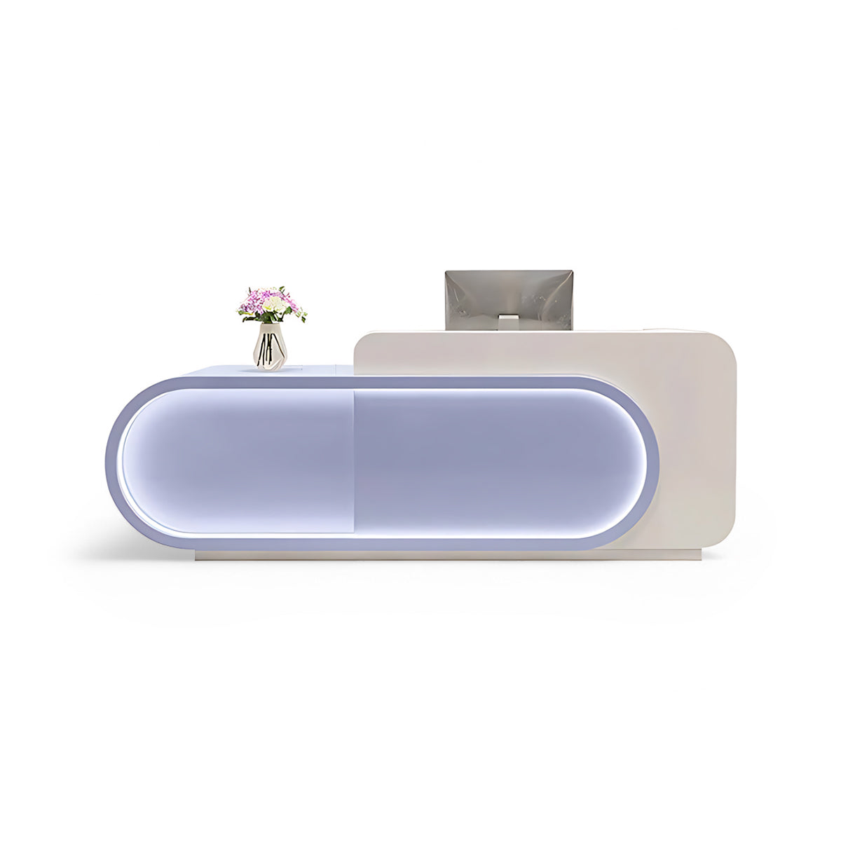 Small Store Curved Front Desk Reception Desk RD-119