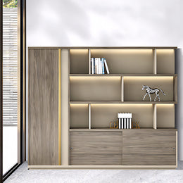 Classic and Stylish Floor-standing File Cabinet with Open Storage Compartments Design CWG-007