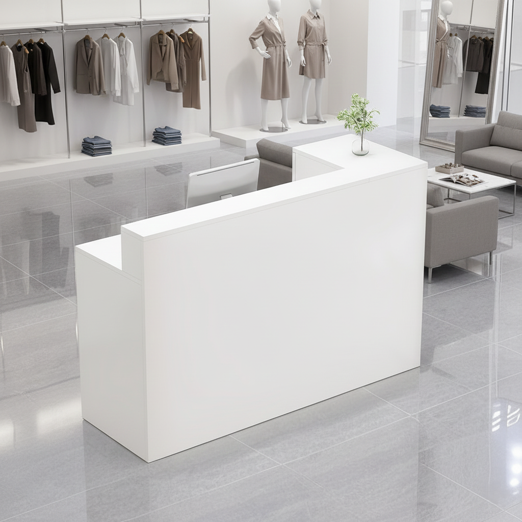 Light Luxury Simple Store Checkout Counter Reception Desk RD-150