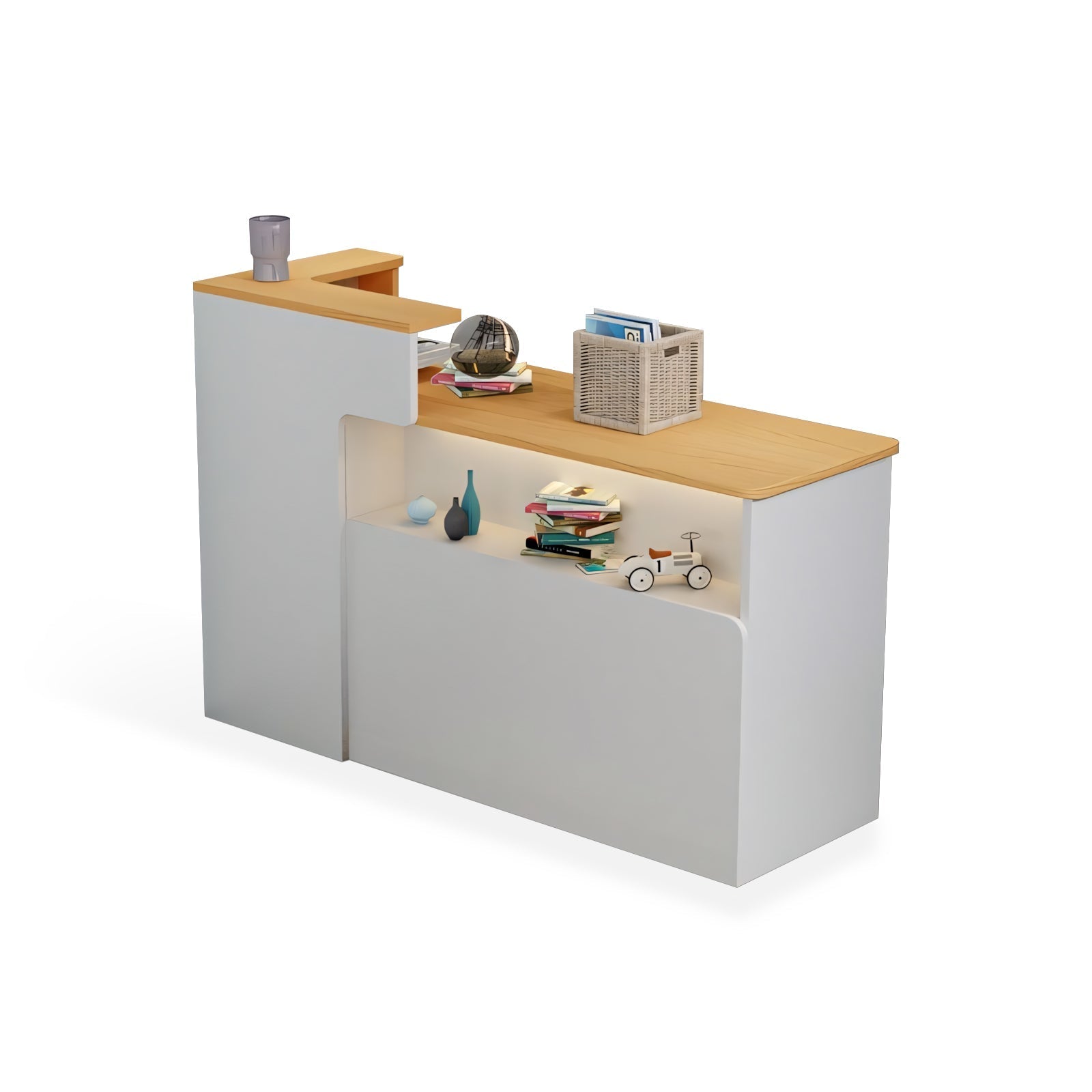 Modern Minimalist Small Corner Cashier Reception Desk RD-183