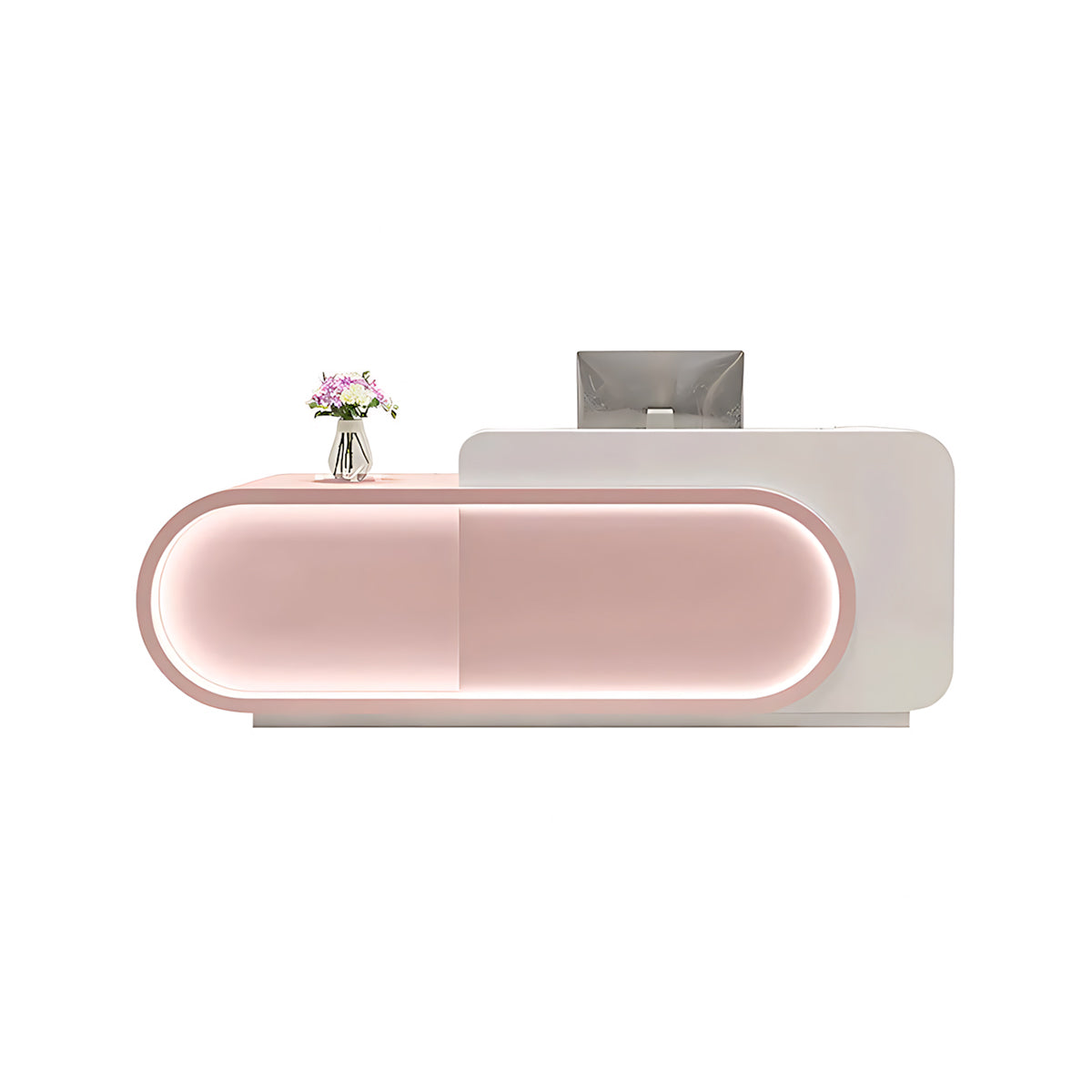 Small Store Curved Front Desk Reception Desk RD-119