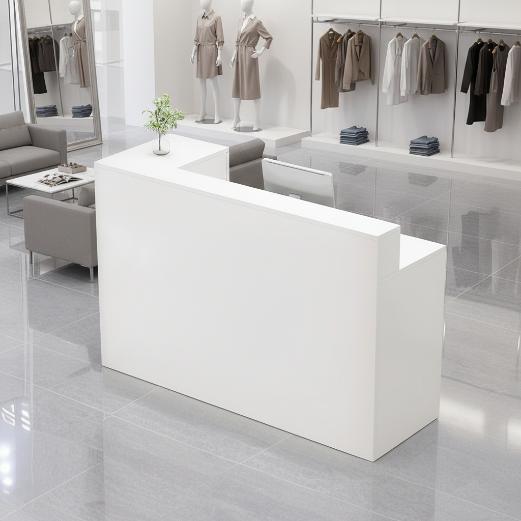 Light Luxury Simple Store Checkout Counter Reception Desk RD-150