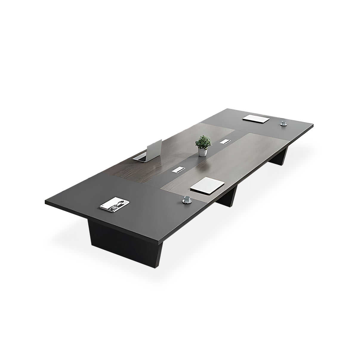 Simple Rectangular Conference Table And Chair Combination MT-007