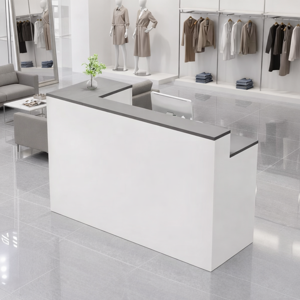 Light Luxury Simple Store Checkout Counter Reception Desk RD-150