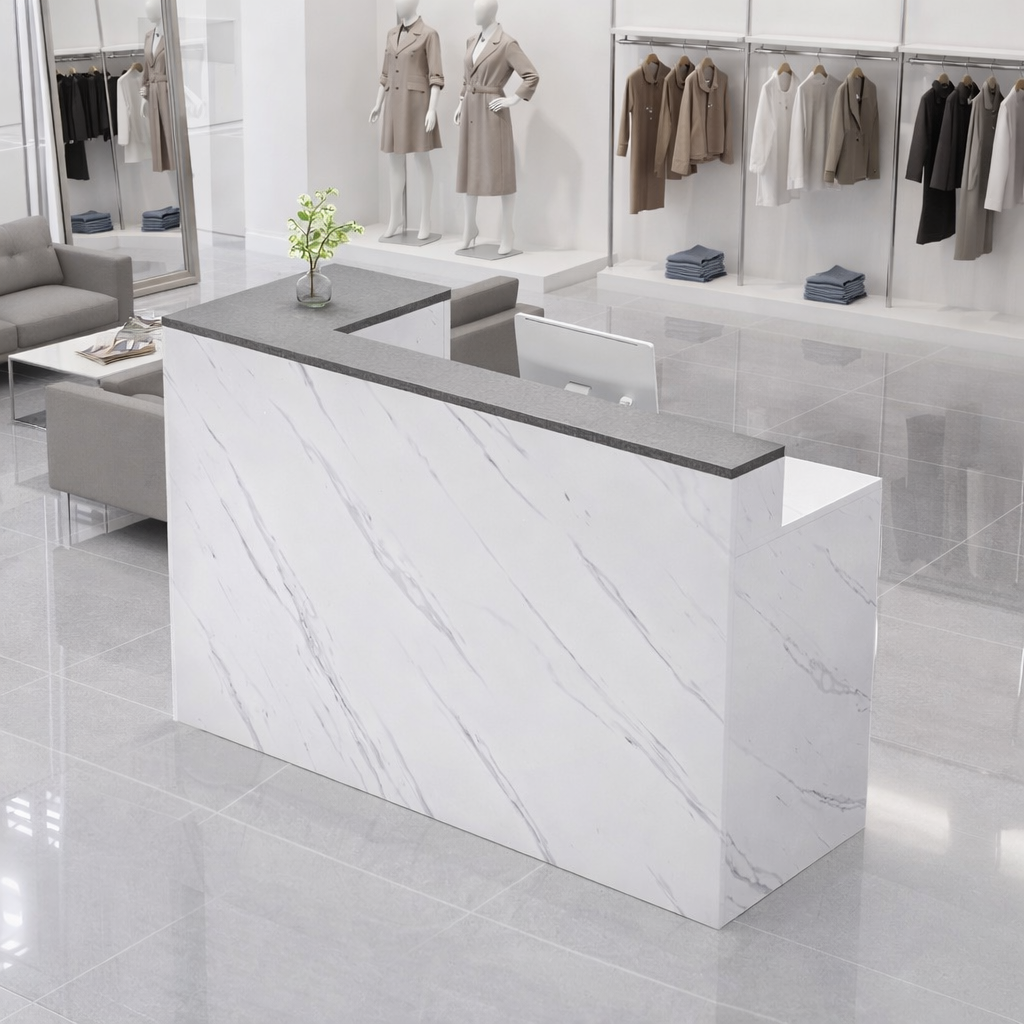 Light Luxury Simple Store Checkout Counter Reception Desk RD-150