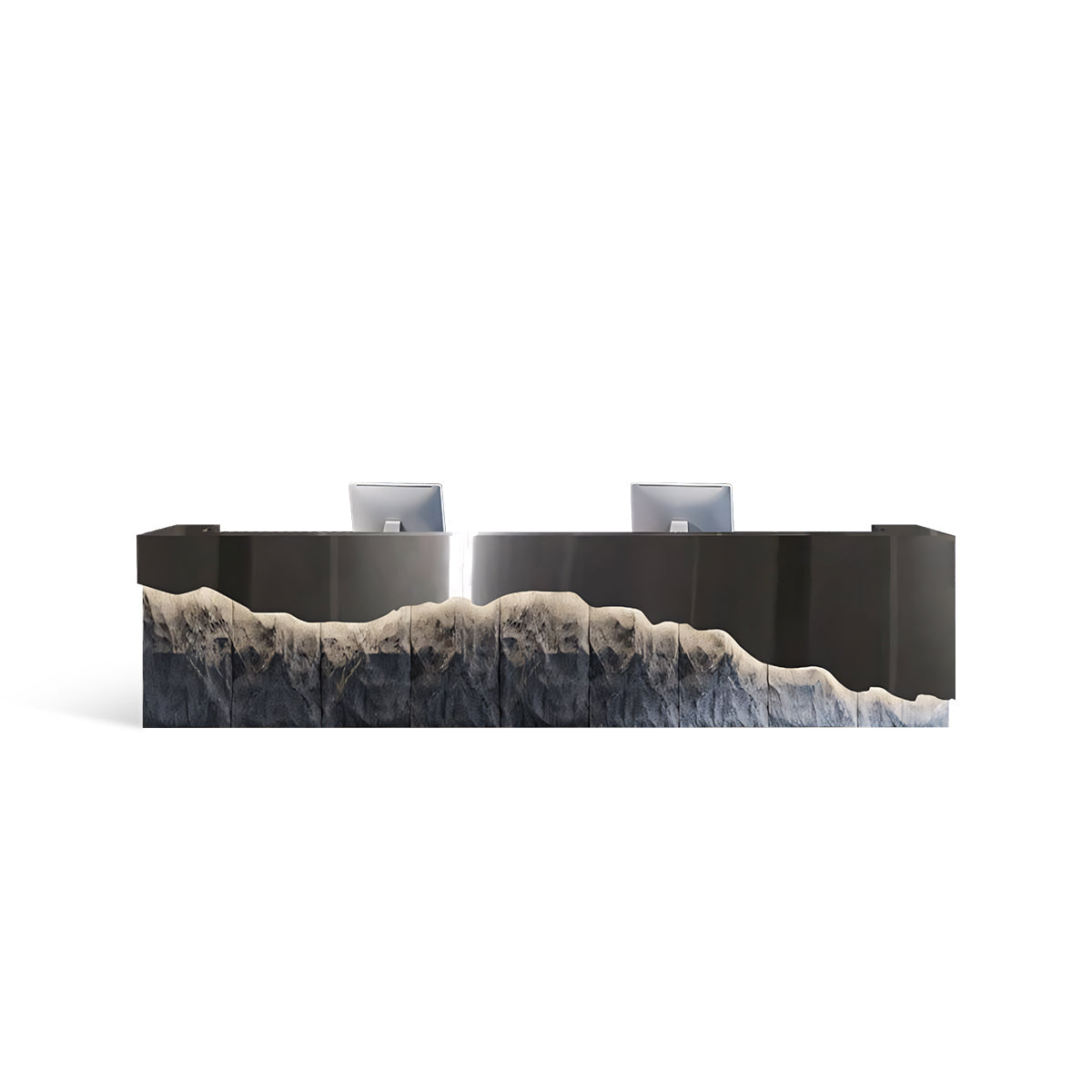 Creative Industrial Style Stainless Steel Cashier Bar Reception Desk RD-178