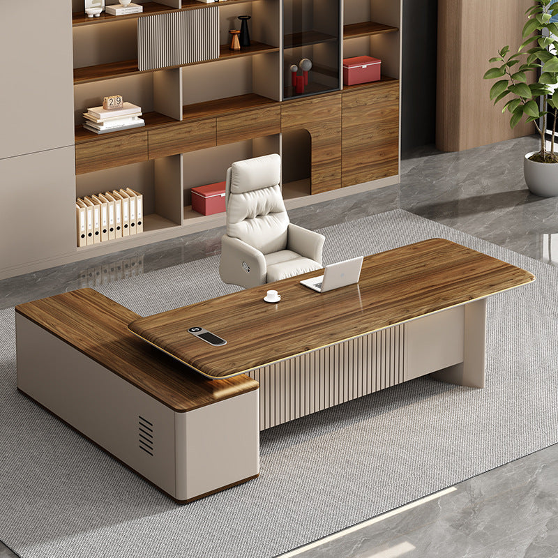 Contemporary Executive Desk with Soft Rounded Corners ED-027