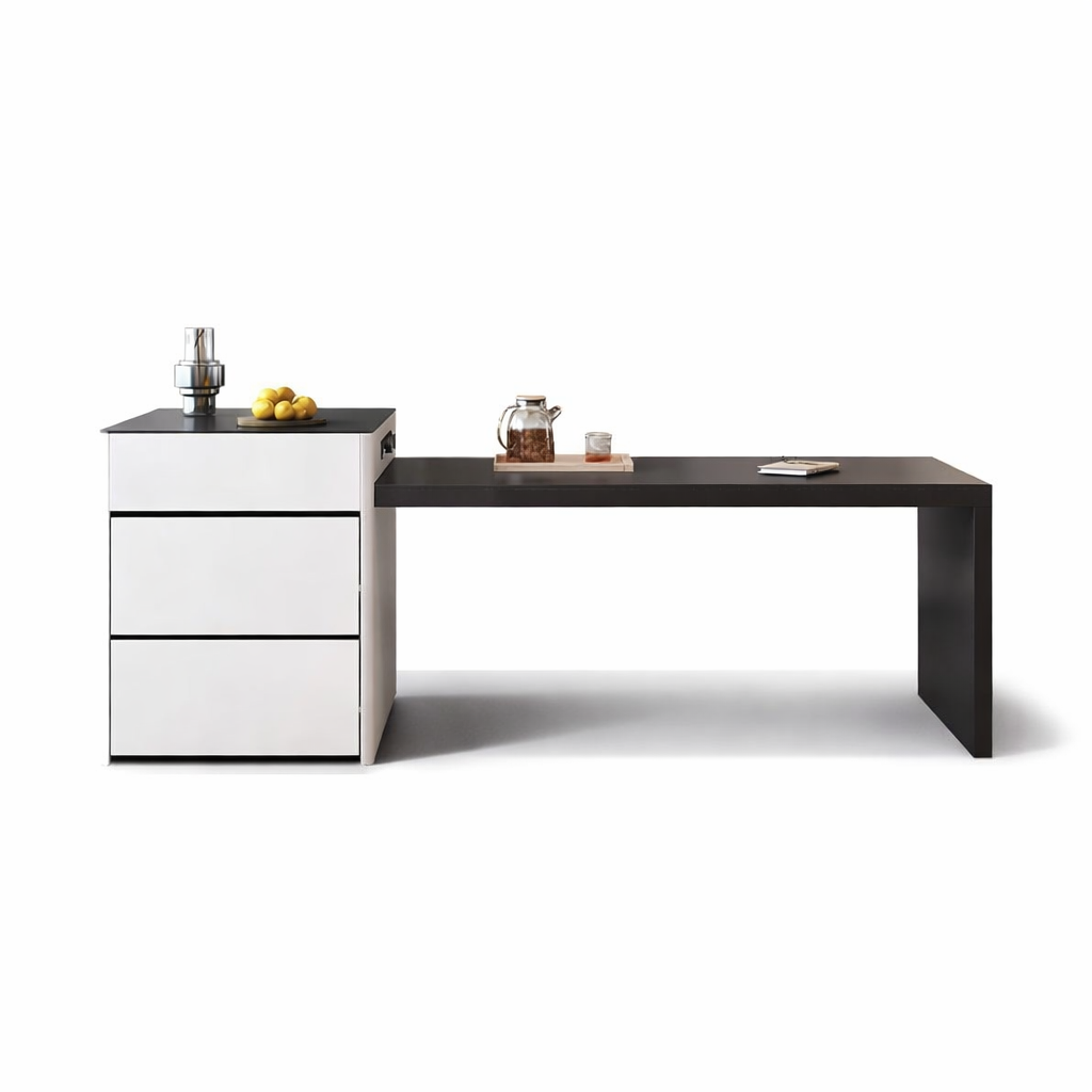 Extendable Kitchen Island Dining Table with Sintered Stone IT-103