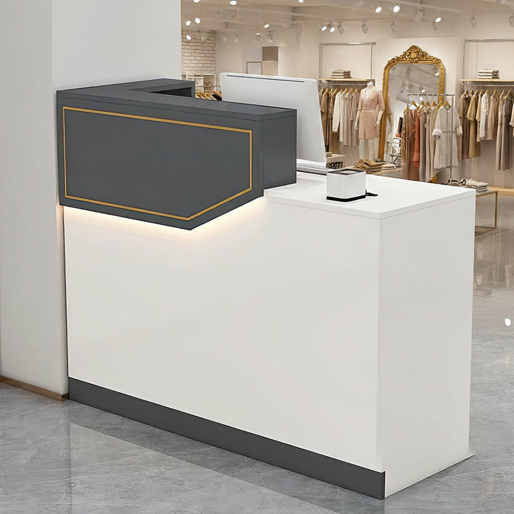 Simple Small Salon Store Restaurant Checkout Reception Desk RD-118
