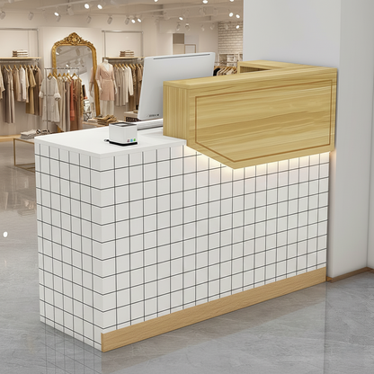Simple Small Salon Store Restaurant Checkout Reception Desk RD-118