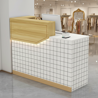 Simple Small Salon Store Restaurant Checkout Reception Desk RD-118