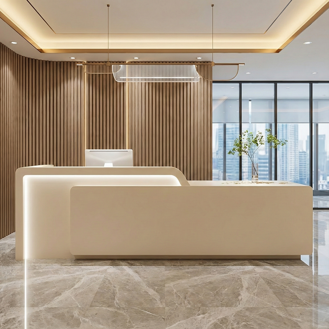 Simple Corporate Reception Desk RD-169