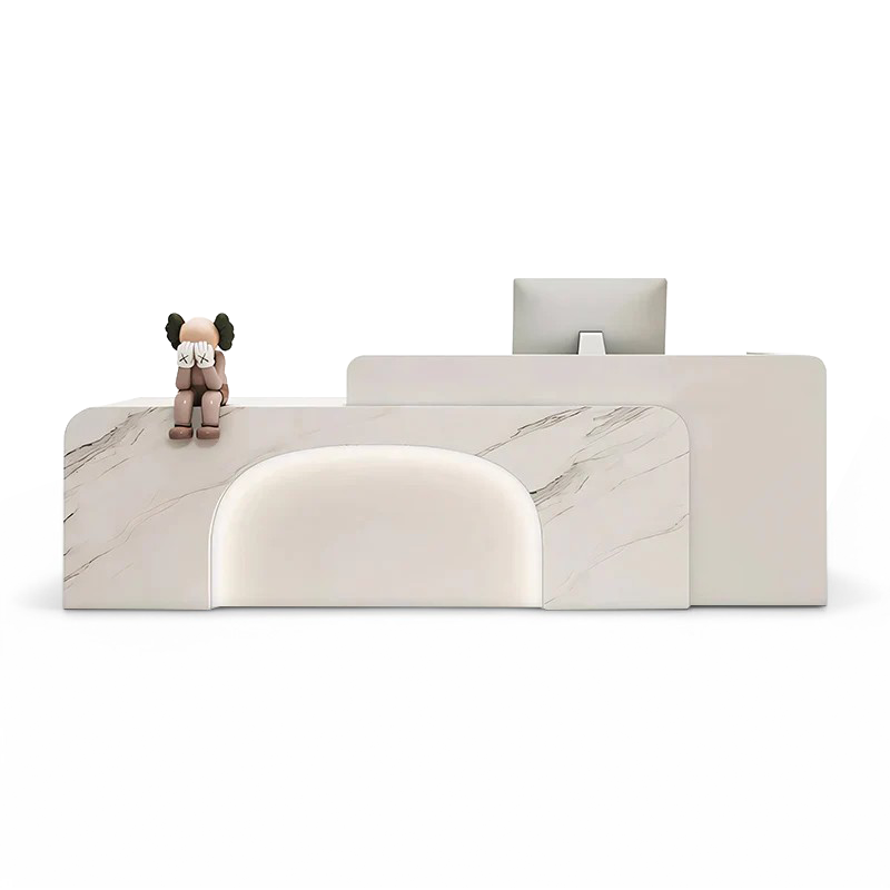 Minimalist Retail Reception Desk, Hotel Reception Desk (Doll not include) RD-171