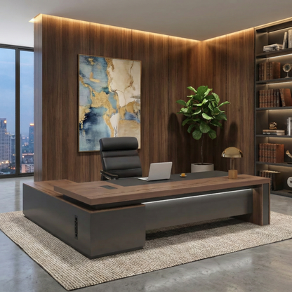 Desk with LED Strip Lighting for Executives ED-004