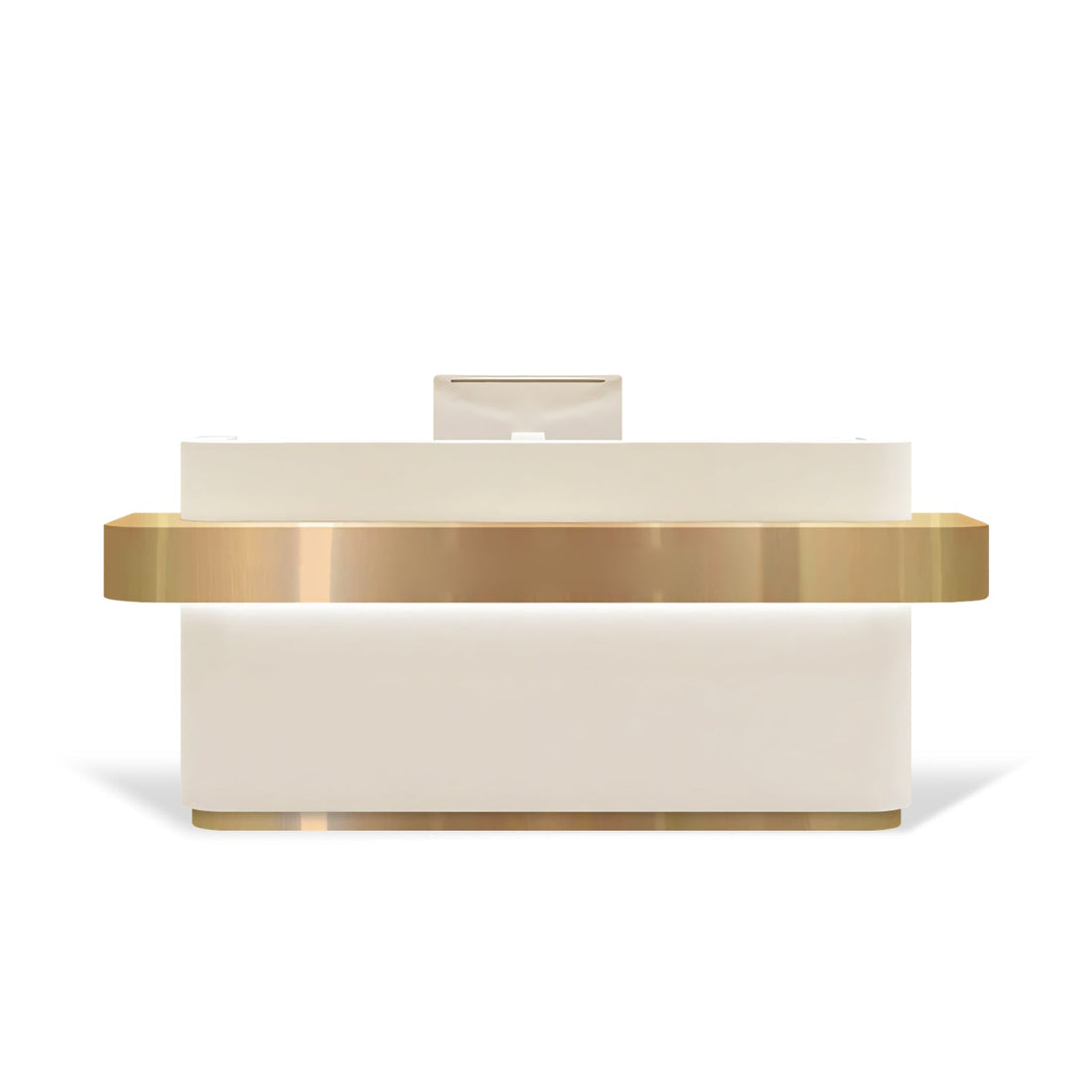 Stainless Steel Simple Reception Salons Stores Reception Desk RD-167