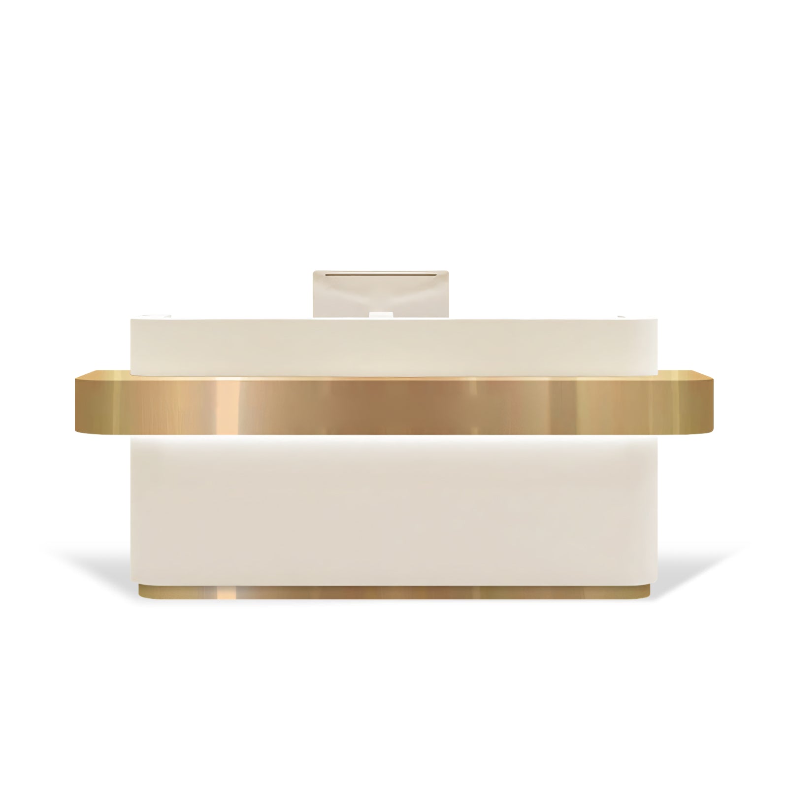 Stainless Steel Simple Reception Salons Stores Reception Desk RD-167