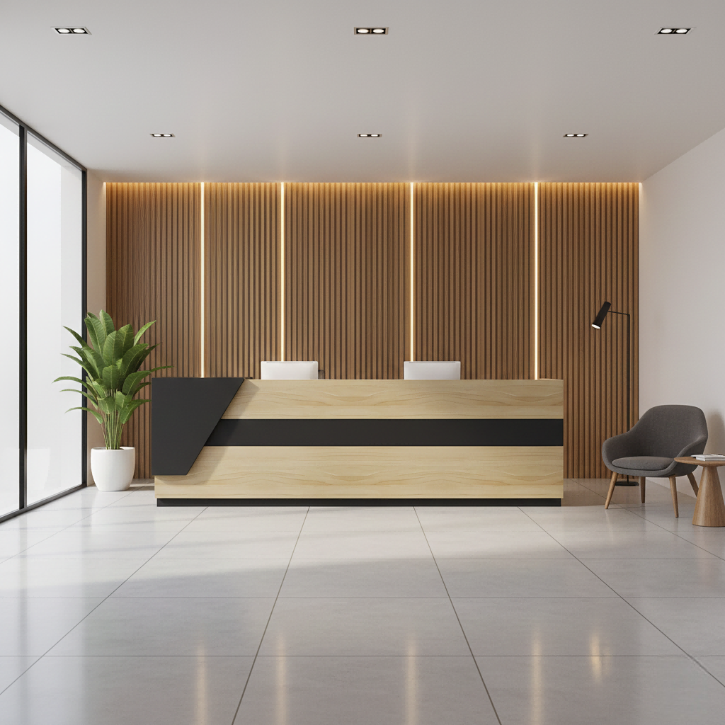 Office Shop Store Institution Color-block Reception Desk RD-191