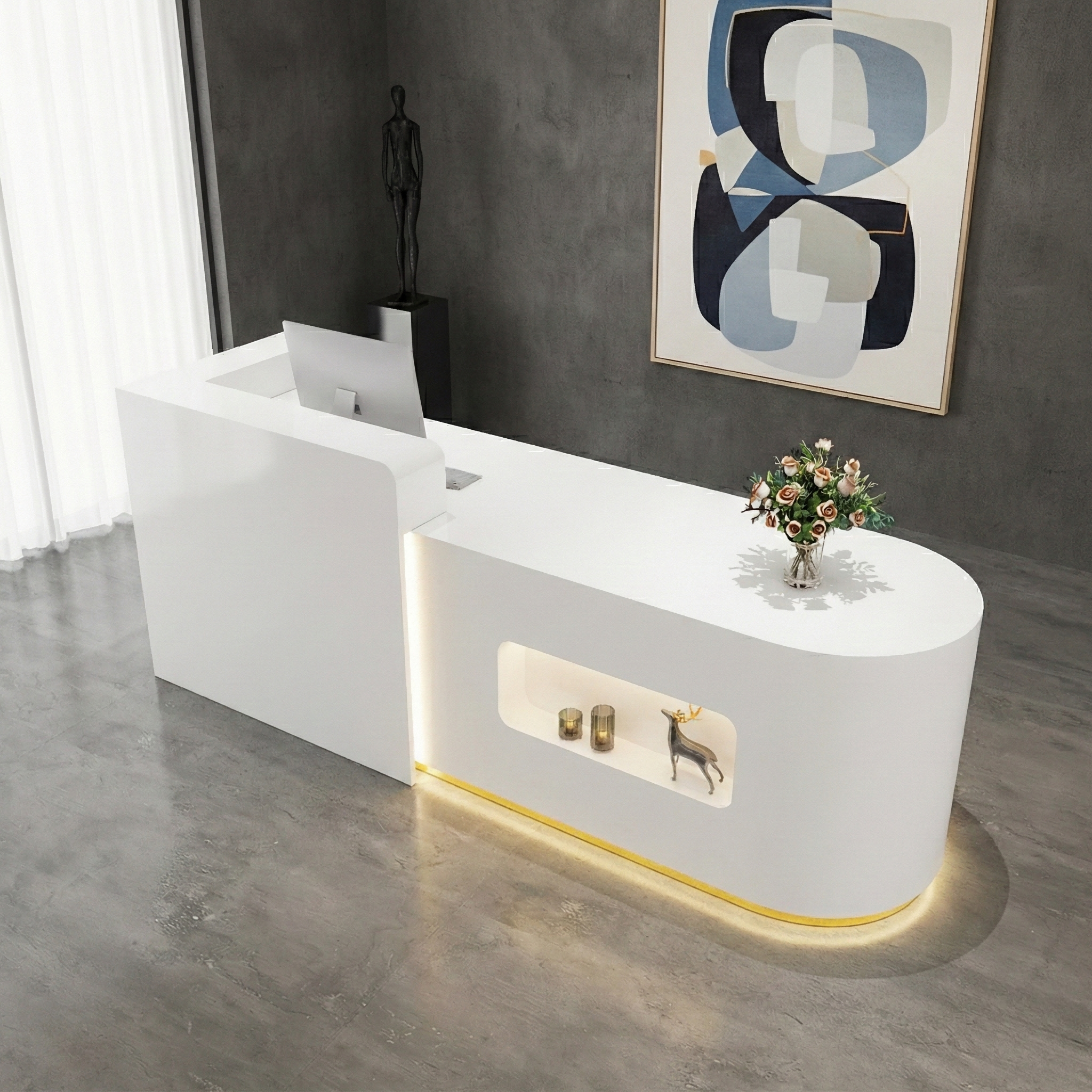 Creative Salon Office Shop Store Institution Reception Desk RD-193