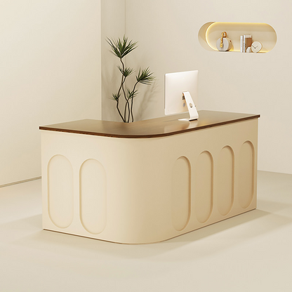 L-Shaped Corner Reception Desk for Multi-Purpose Commercial Spaces RD-211