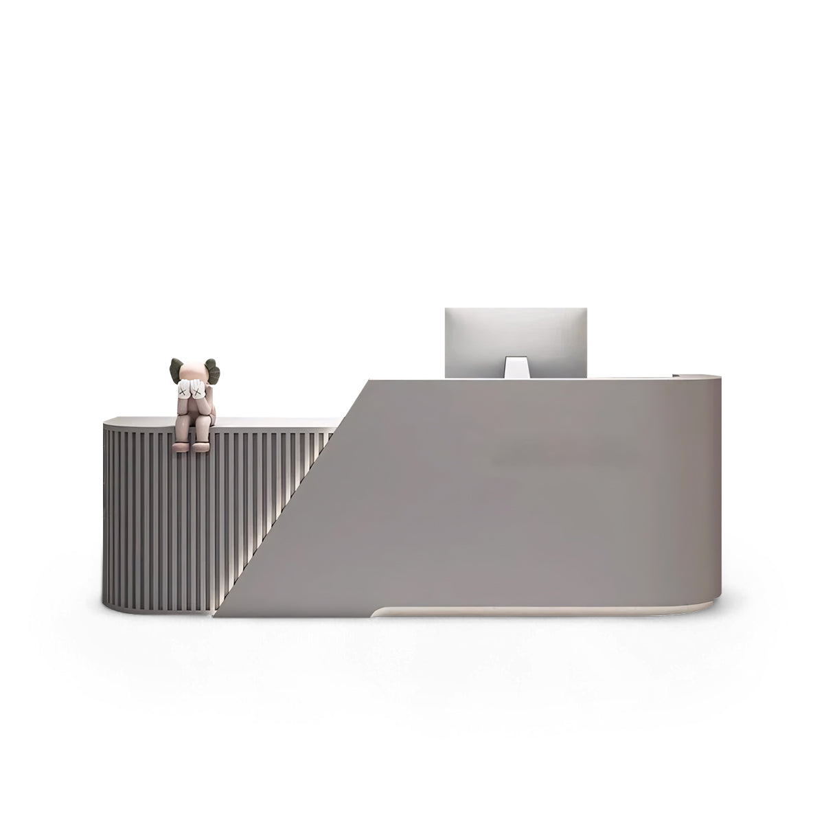 Arc L-Shaped Beauty Salon Cashier Company Reception Desk RD-114