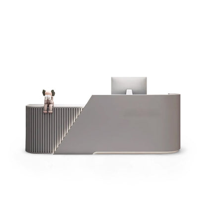 Arc L-Shaped Beauty Salon Cashier Company Reception Desk RD-114