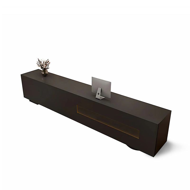 Modern Fully assembled Rectangular Reception Desk with LED RD-136
