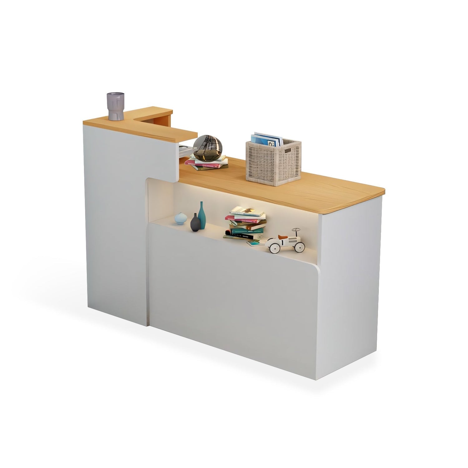 Modern Minimalist Small Corner Cashier Reception Desk RD-183