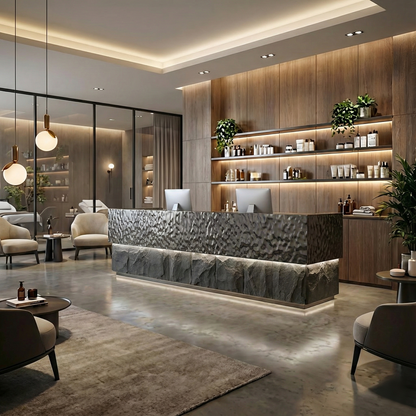 Stainless Steel Cash Register Commercial Front Desk Reception Desk RD-141