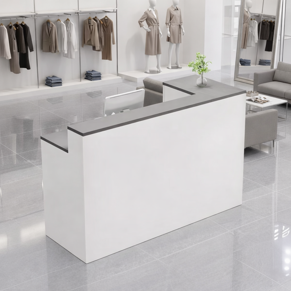 Light Luxury Simple Store Checkout Counter Reception Desk RD-150