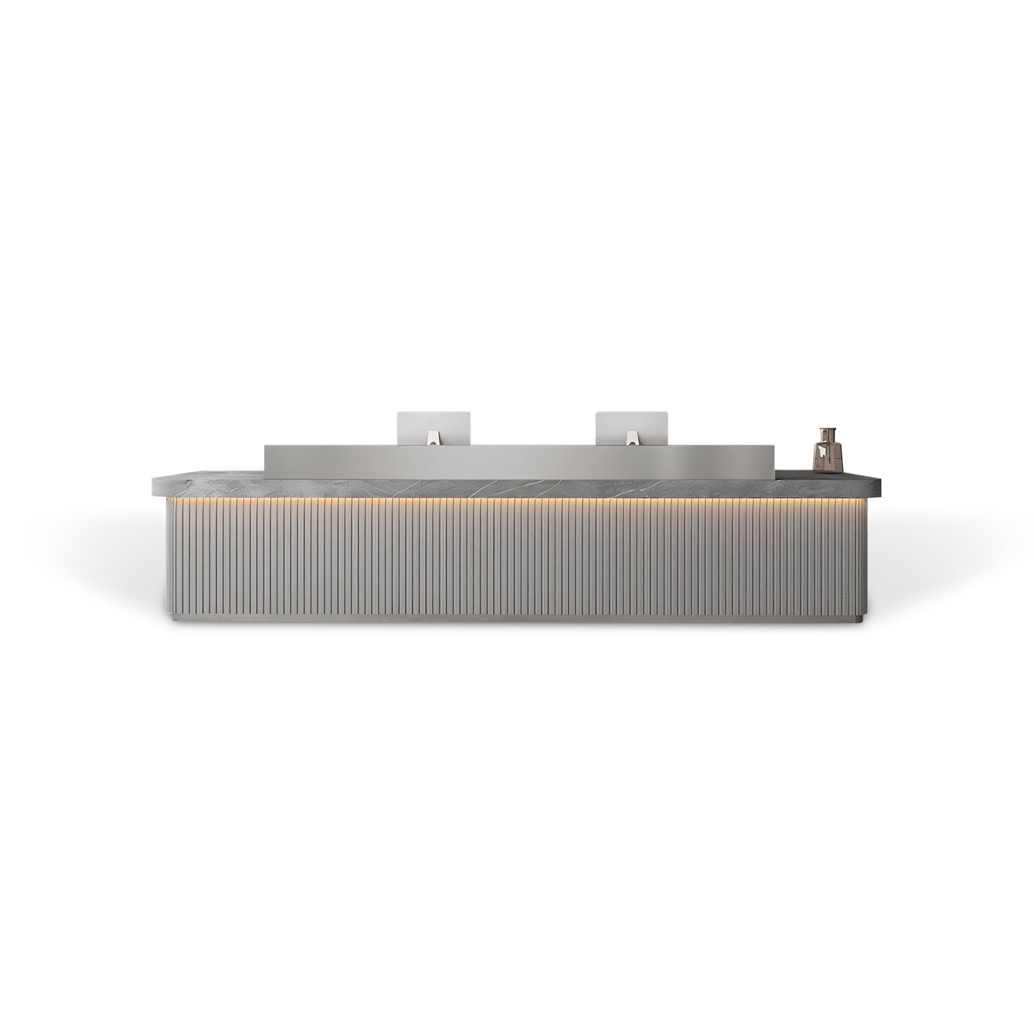 Fully Assembled LED Minimalist Checkout Counter Reception Desk RD-188