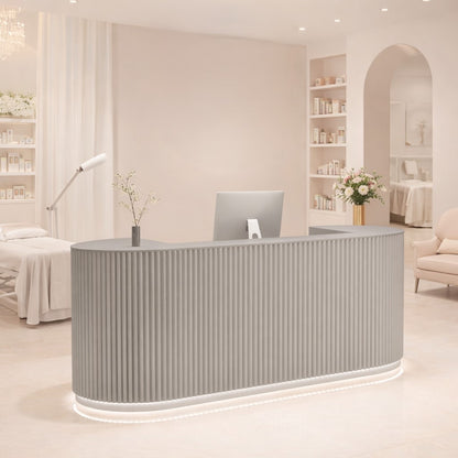 Light Luxury Cream Style Hotel Store Salons Reception Desk RD-149