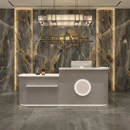 Refined Store Corner Check Out Counter Reception Desk RD-187