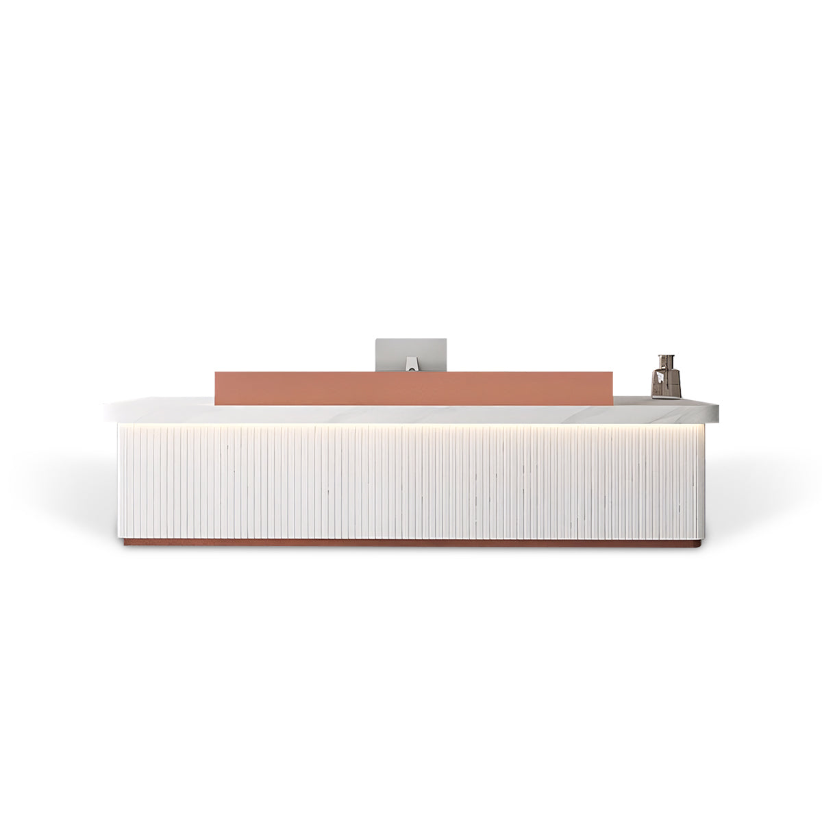 Fully Assembled LED Minimalist Checkout Counter Reception Desk RD-188