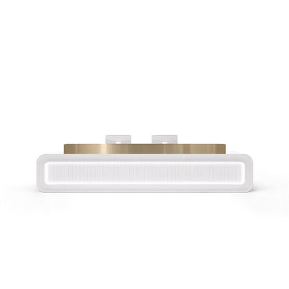 Light Luxury Fully Assembled Multi - person Rectangular Reception Desk with LED Lights RD-175