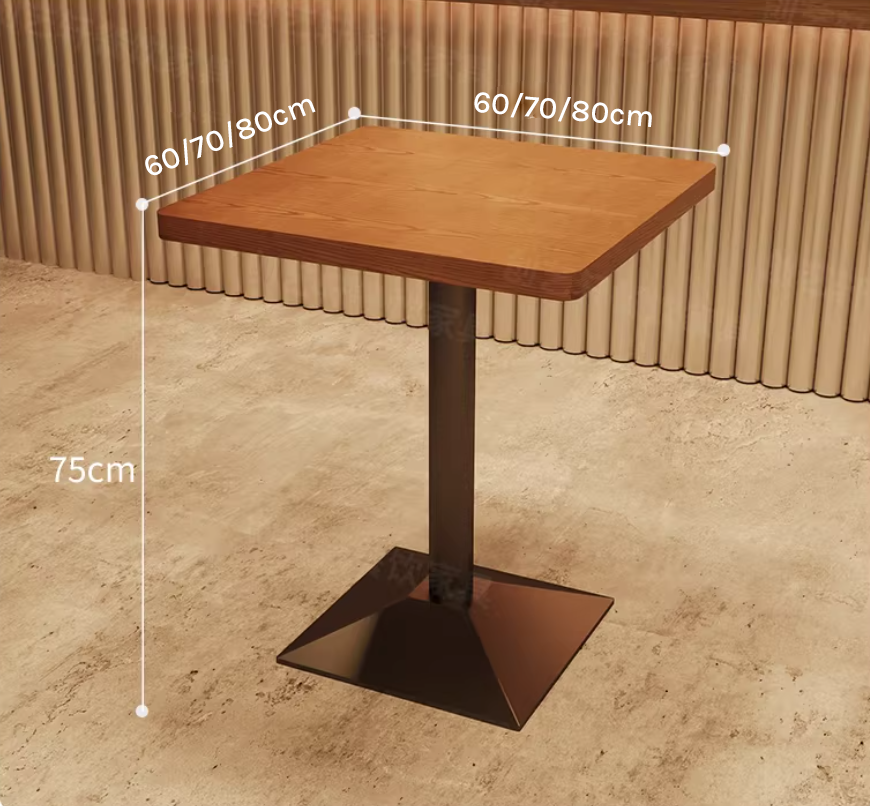 Luxury Retro Pub Dining Set – Commercial Bistro Table &amp; Chairs RCT-003