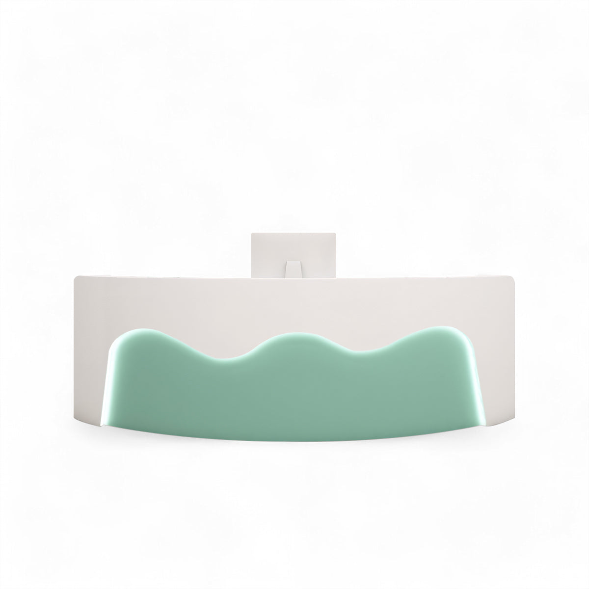 Colorful Wavy Arc-shaped Clothing Stores Beauty Salons Reception Desk RD-174