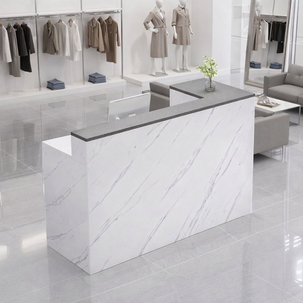 Light Luxury Simple Store Checkout Counter Reception Desk RD-150