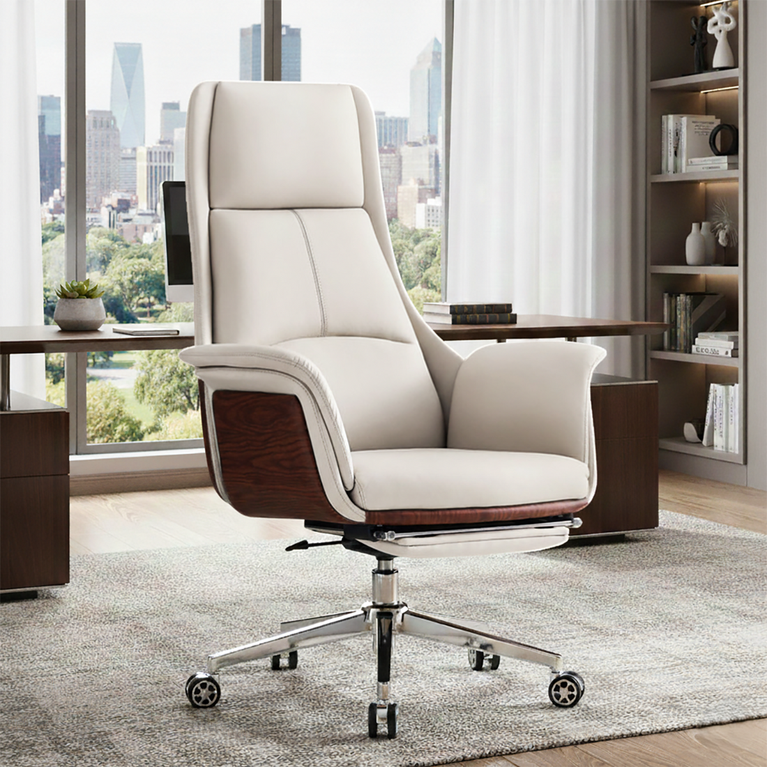 Executive Office Chair-White