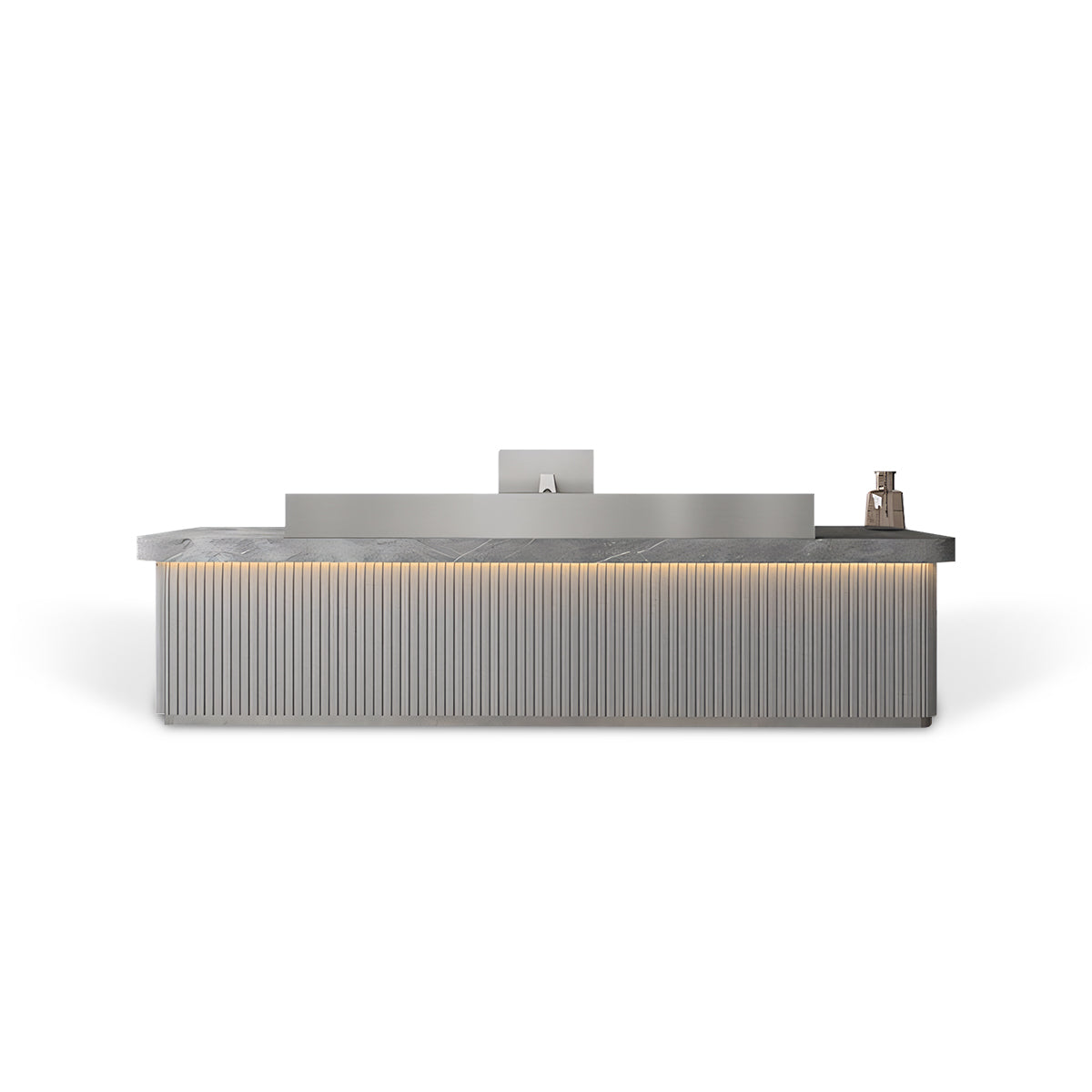 Fully Assembled LED Minimalist Checkout Counter Reception Desk RD-188