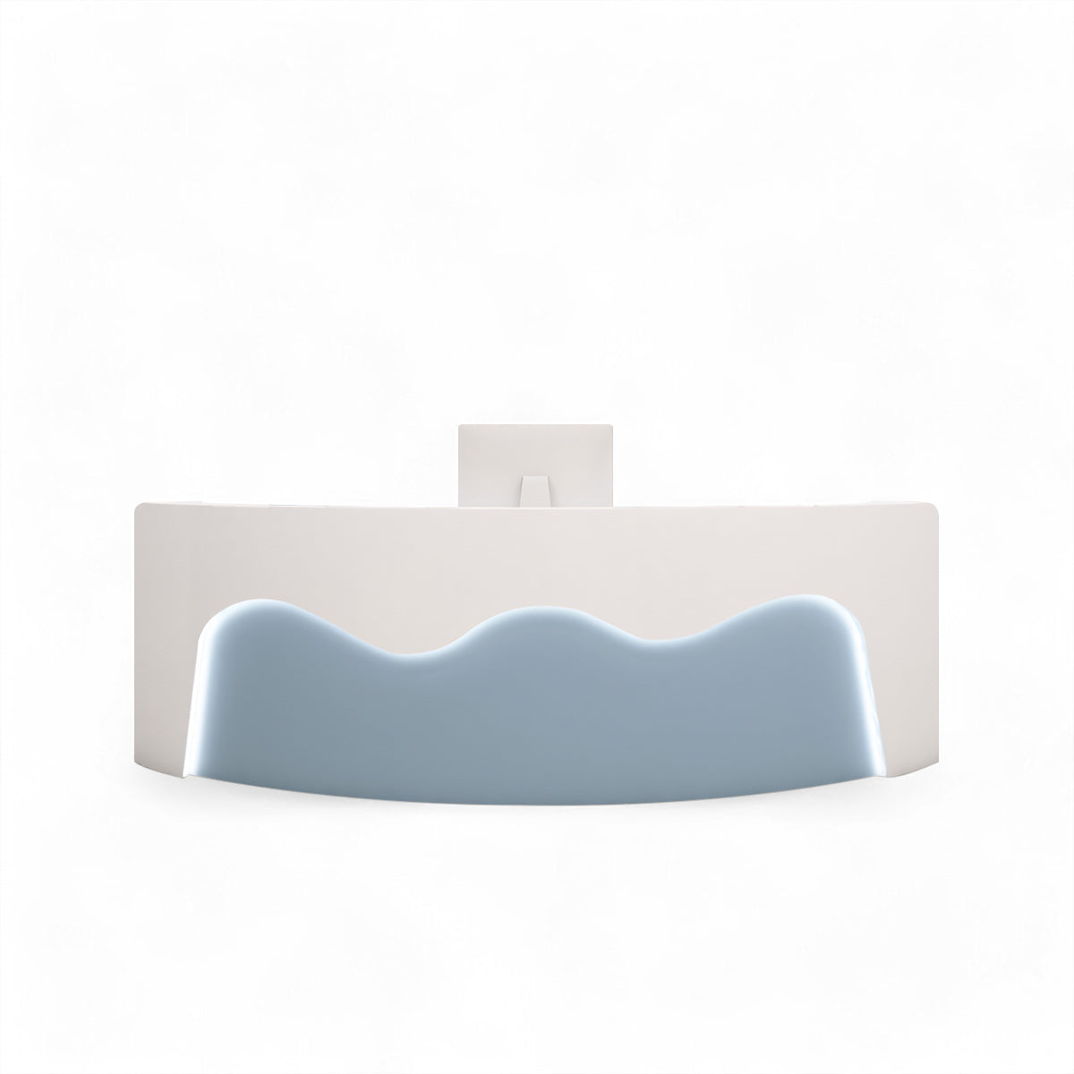 Colorful Wavy Arc-shaped Clothing Stores Beauty Salons Reception Desk RD-174