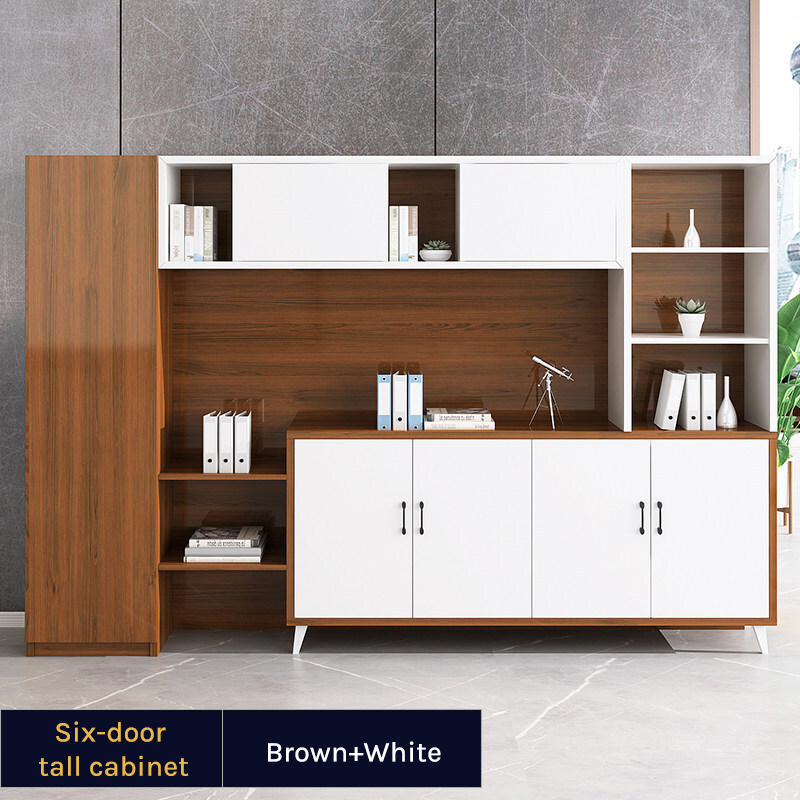 Modern Wooden Executive Bookcase for Office Document &amp; File Storage EB-001