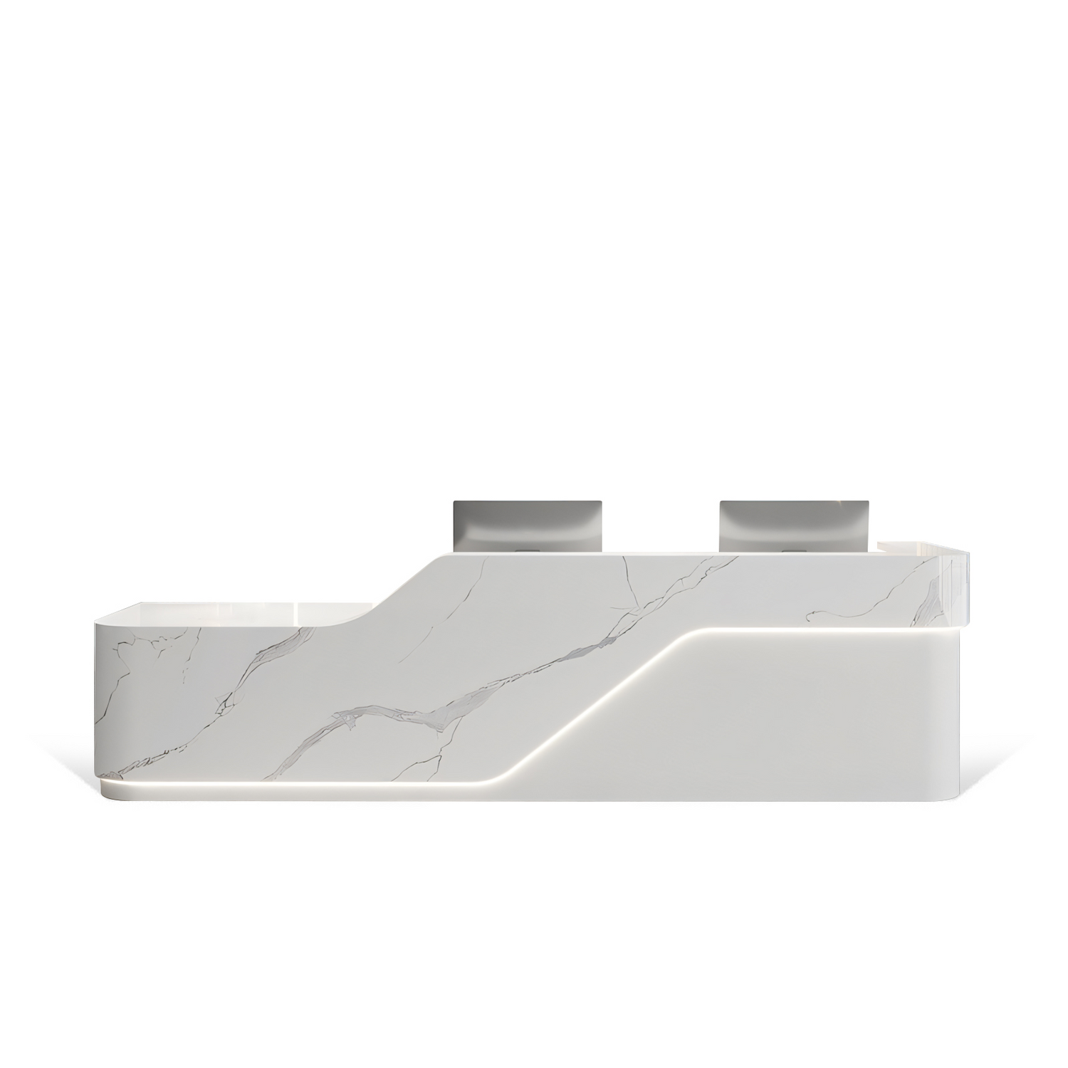 Luxury Reception Desk with Marble Grain for Office and Hotel RD-198