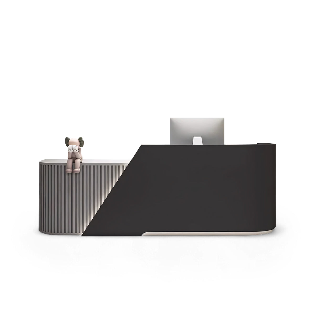 Arc L-Shaped Beauty Salon Cashier Company Reception Desk RD-114