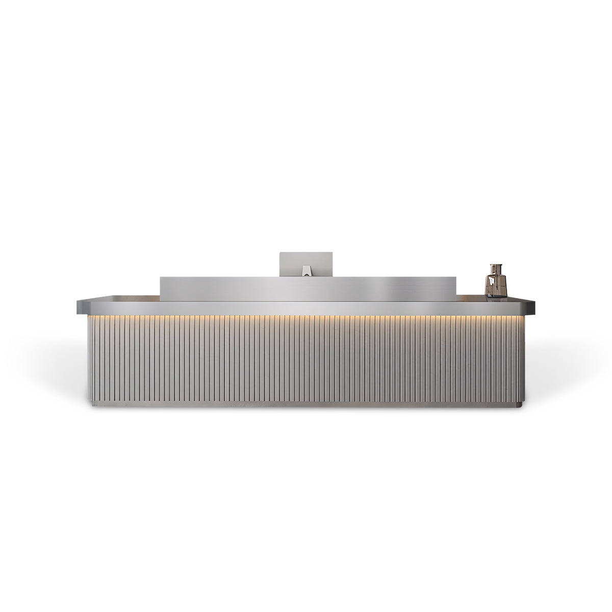 Fully Assembled LED Minimalist Checkout Counter Reception Desk RD-188