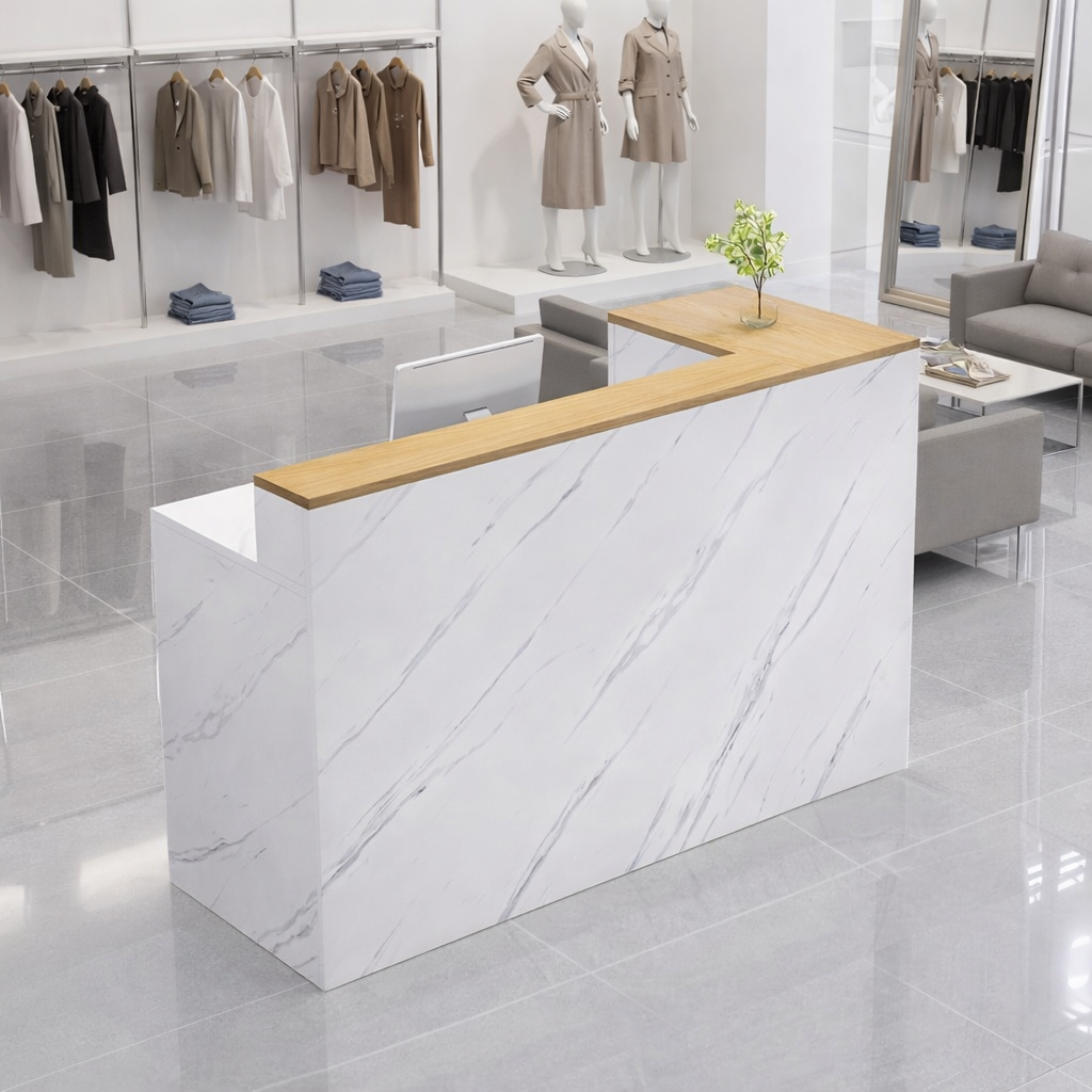 Light Luxury Simple Store Checkout Counter Reception Desk RD-150