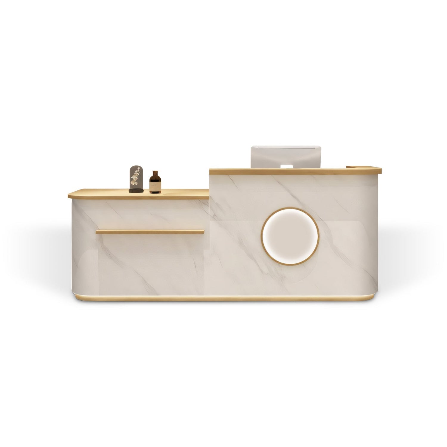 Refined Store Corner Check Out Counter Reception Desk RD-187