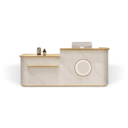 Refined Store Corner Check Out Counter Reception Desk RD-187