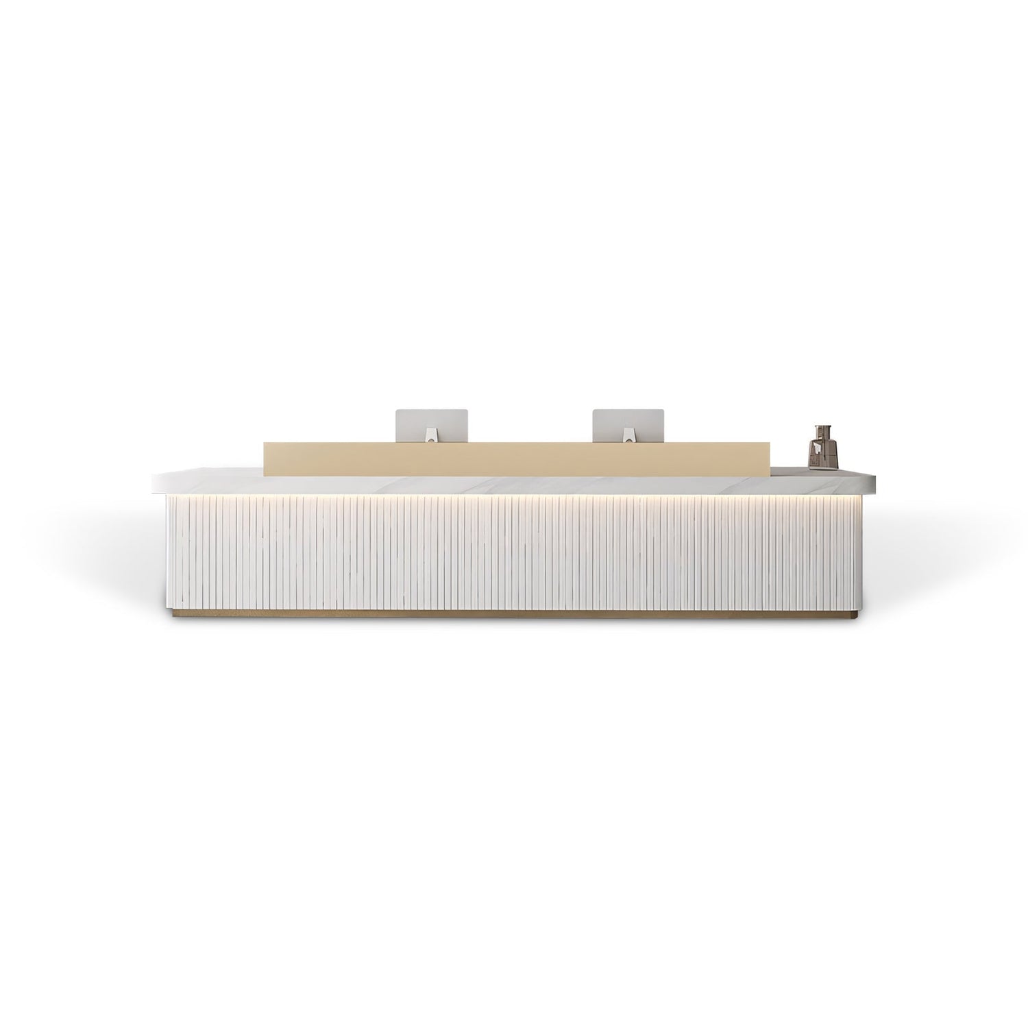Fully Assembled LED Minimalist Checkout Counter Reception Desk RD-188