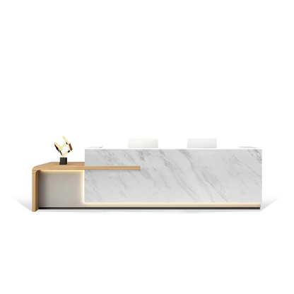 Lacquered Stylish Office Unique Salon Store Reception Desk RD-196