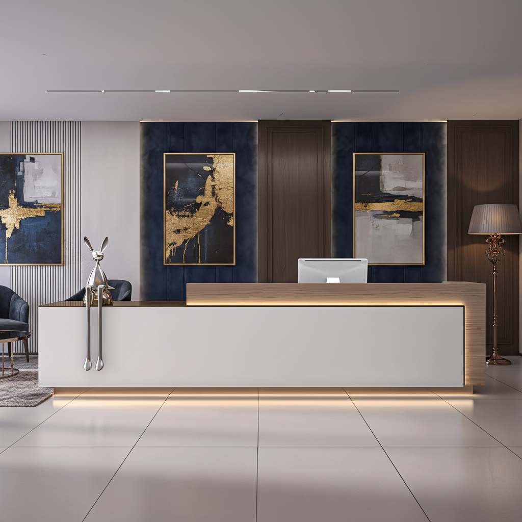 Institution Cashiers and Company Reception Desks Fully Assembled RD-133